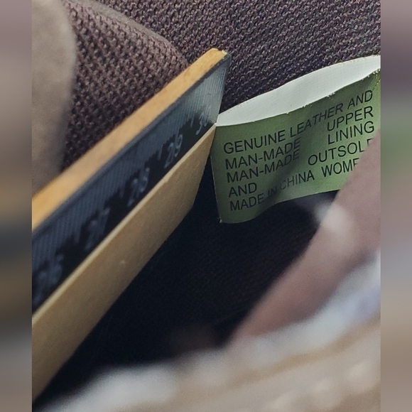 Timberland Glancy Brown Leather Ankle Boot Size 10 M - Picture 12 of 13